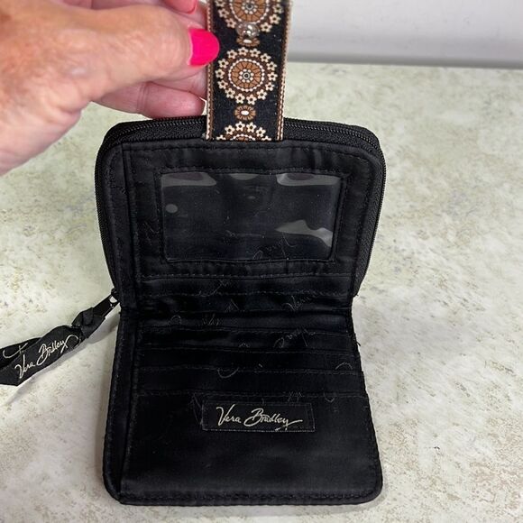 Vera Bradley Caffe’ Latte Square Wallet - Picture 3 of 3